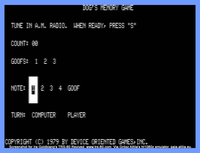 Screen shot